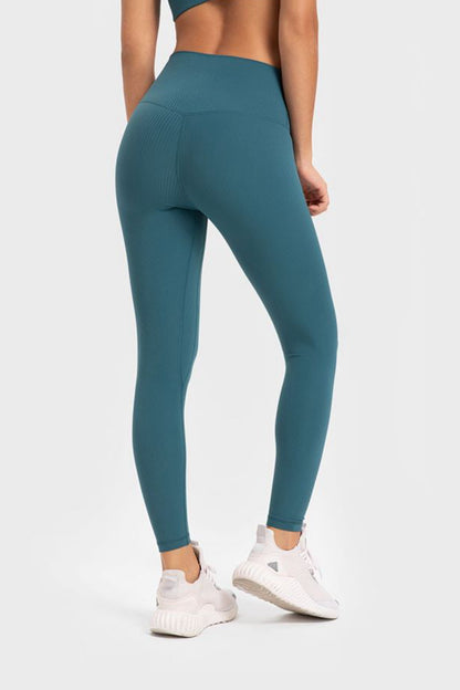 Millennia Highly Stretchy Wide Waistband Yoga Leggings